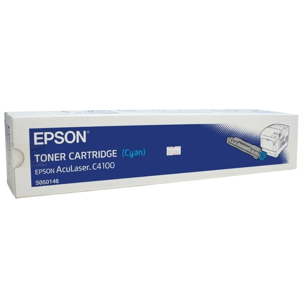Epson C4100 Cyan Laser Toner Cartridge, S050146