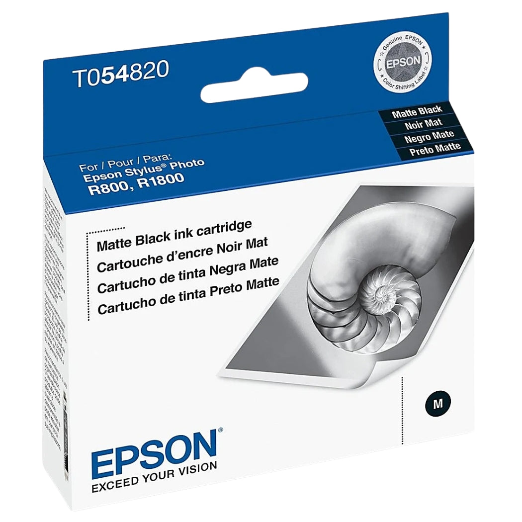 Genuine OEM Epson 54 (T0548) Matte Black Ink Cartridge
