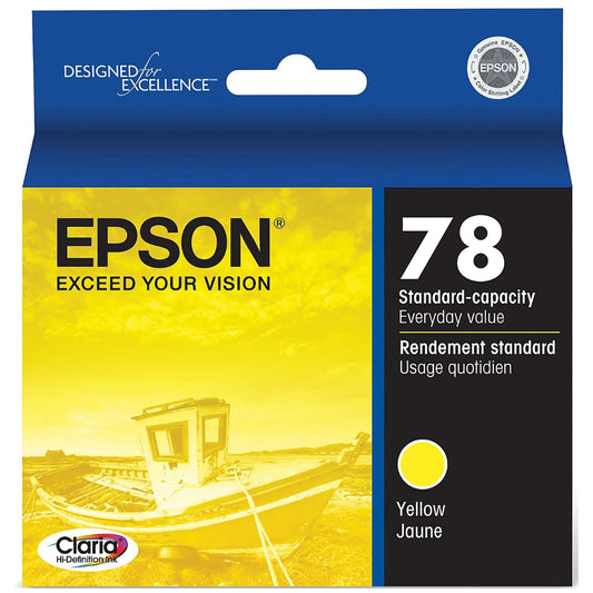 New Genuine Epson 78 (T078420) Yellow Ink Cartridge