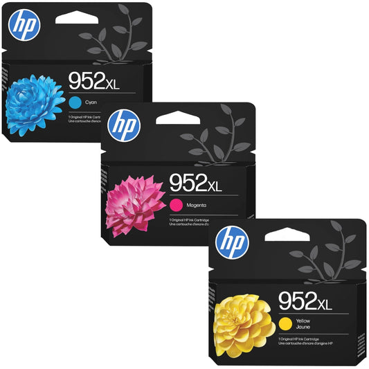 New Genuine HP 952XL Cyan, Magenta, Yellow Ink Cartridge