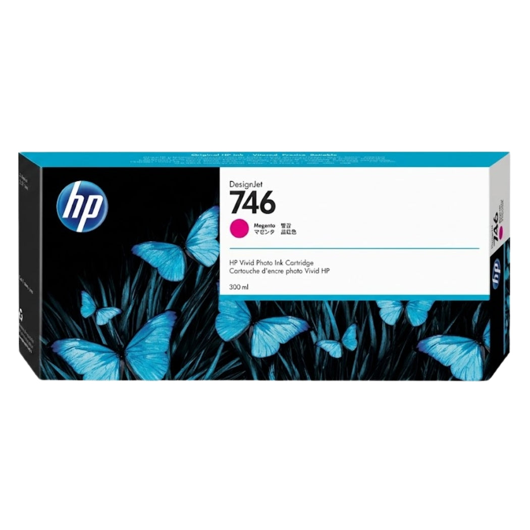 Original HP 746 300mL Magenta (P2V78A) Ink Cartridge