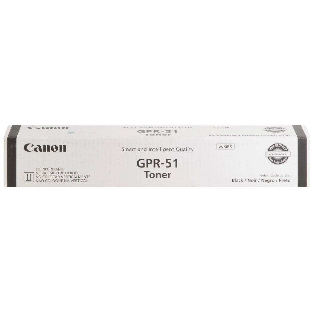 Original Canon GPR-51 Standard Yield Black Toner Cartridge, 8516B003