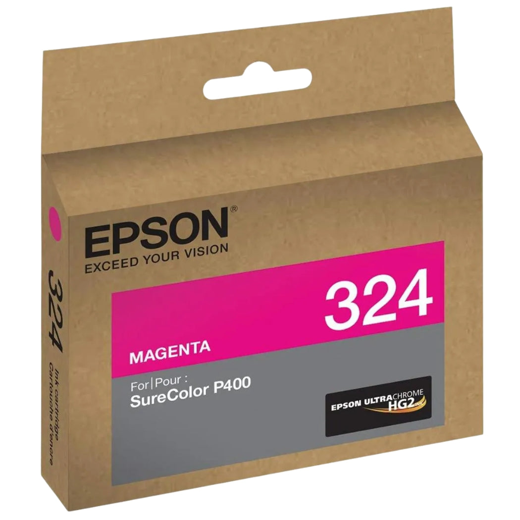 Epson 324 Standard-Yield Magenta UltraChrome HG2 Ink Cartridge, T324320