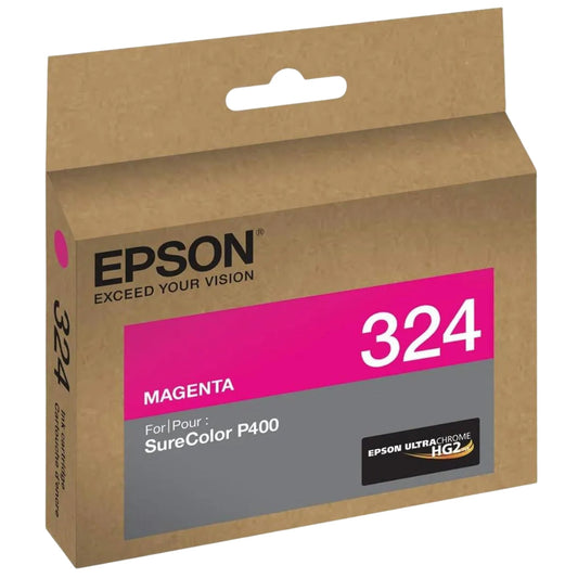 Epson 324 Standard-Yield Magenta UltraChrome HG2 Ink Cartridge, T324320