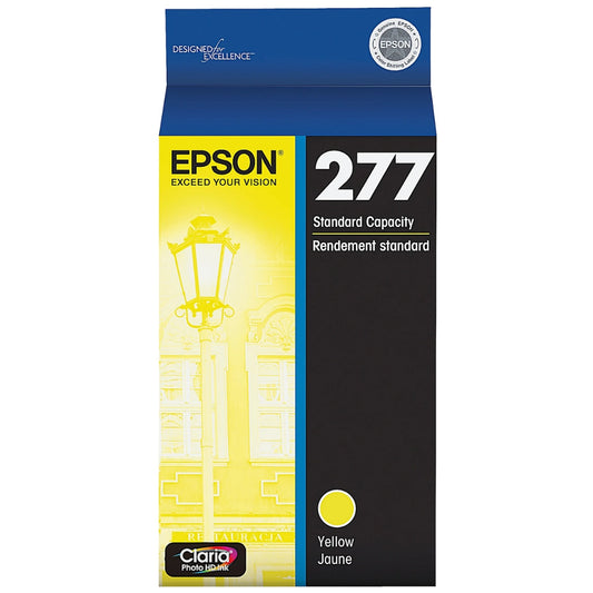 Epson 277 Standard-Yield Yellow Inkjet Cartridge, T277420-S