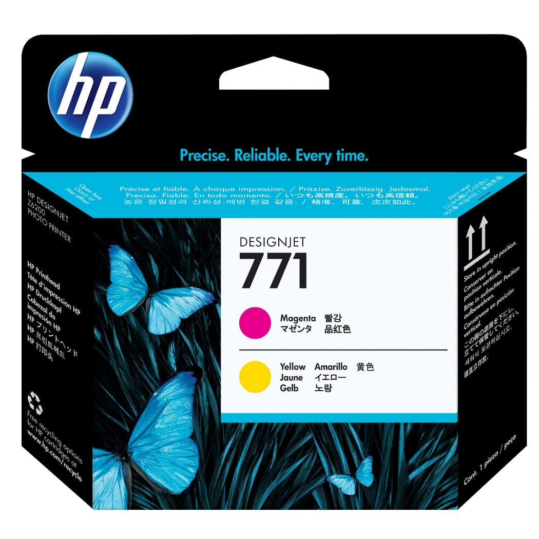 HP 771 (CE018A) Magenta and Yellow Printheads