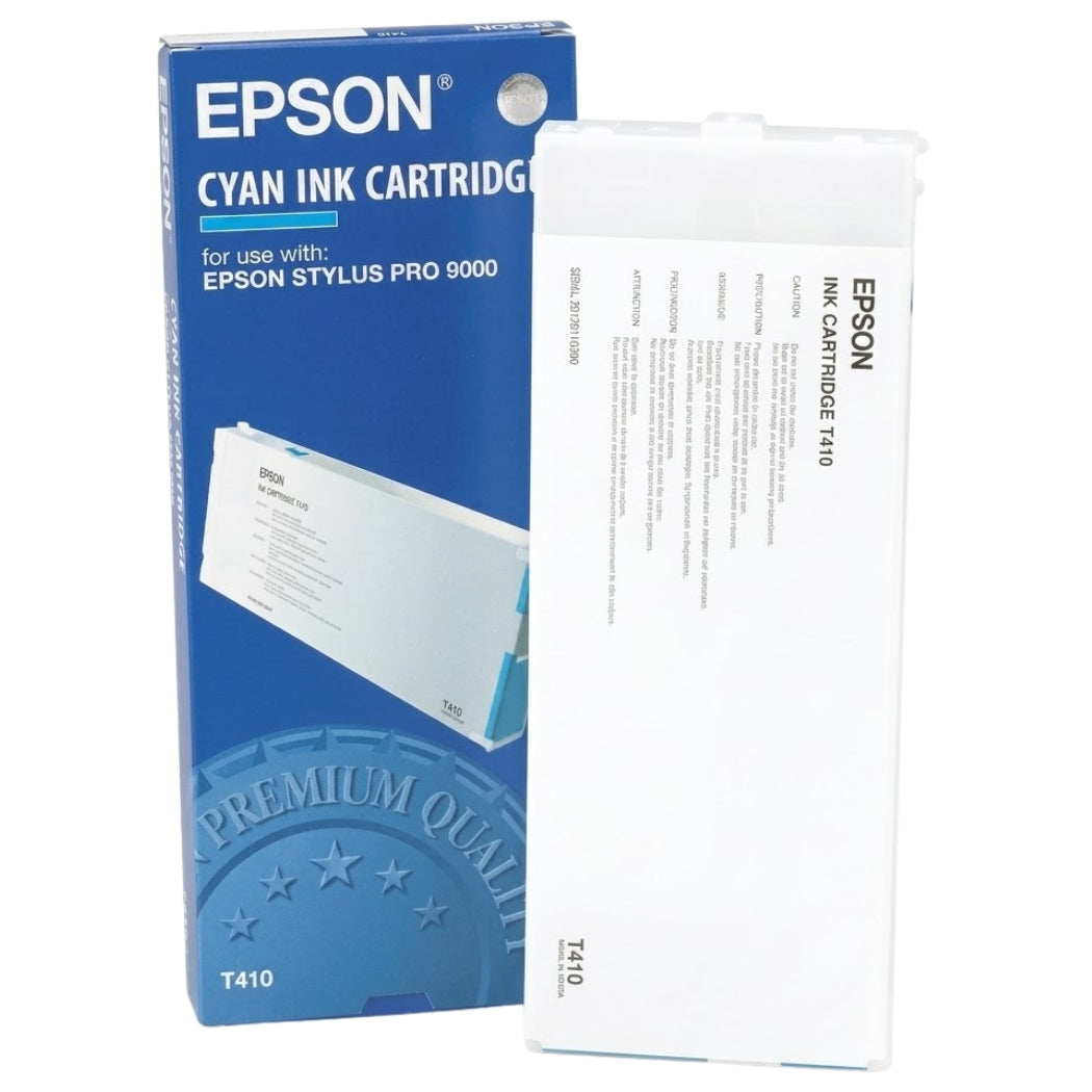 Genuine Epson T410 Standard Yield Cyan Inkjet Cartridge, T410011