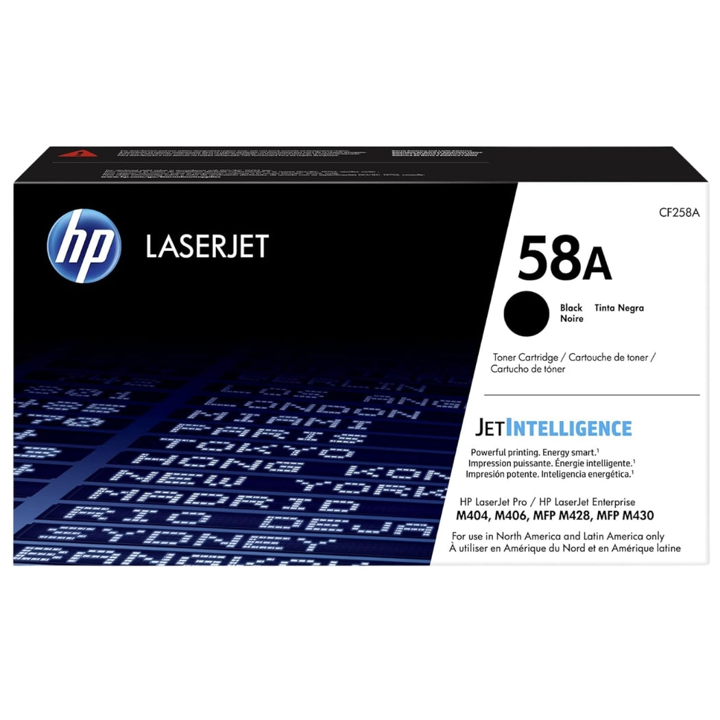 HP 58A LaserJet Toner Cartridge, CF258A