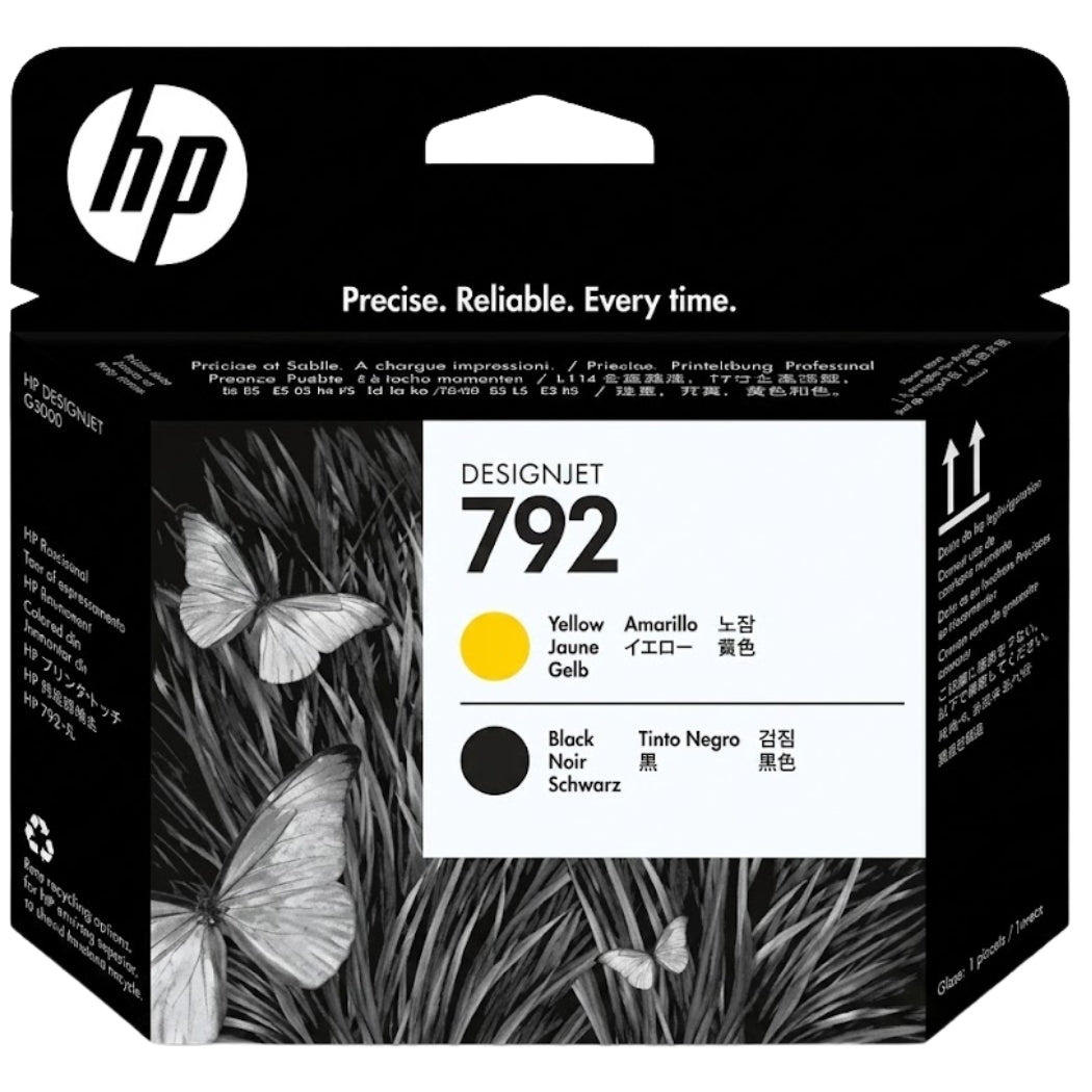 Original HP 792 (CN702A) Yellow and Black Printhead