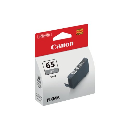 Original Canon CLI-65 Standard Yield Gray Ink Cartridge, 4219C002