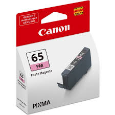 Original Canon CLI-65 Standard Yield Photo Magenta Ink Cartridge, 4221C001 