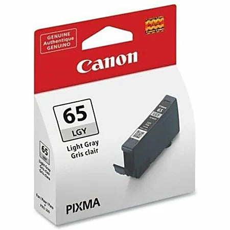 Original Canon CLI-65 Standard Yield Light Gray Ink Cartridge, 4222C002