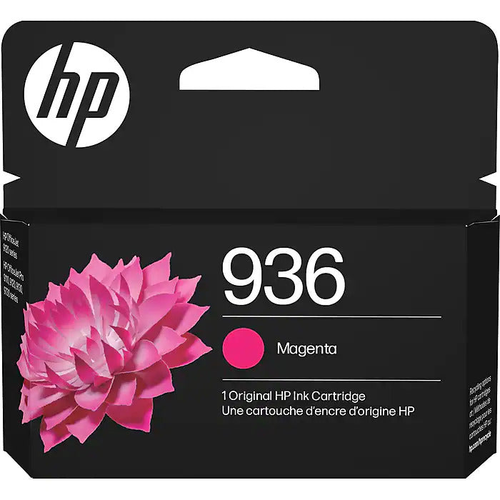 Original HP 936 Standard Yield Magenta Ink Cartridge,4S6V0LN