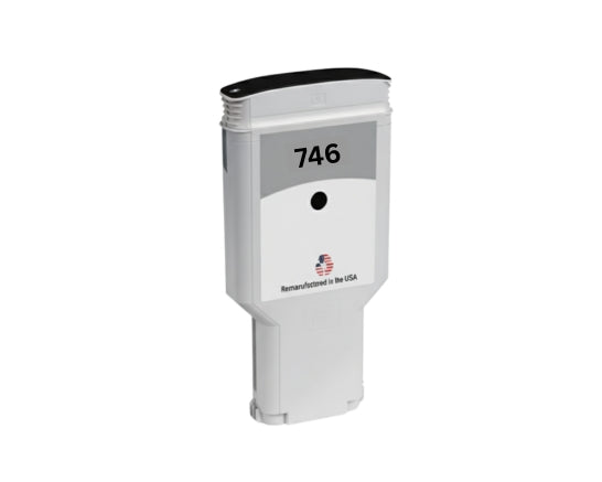 JIT Brand for HP 746 Standard Yield Matte Black Remanufactured in the USA Ink Cartridge, P2V83A