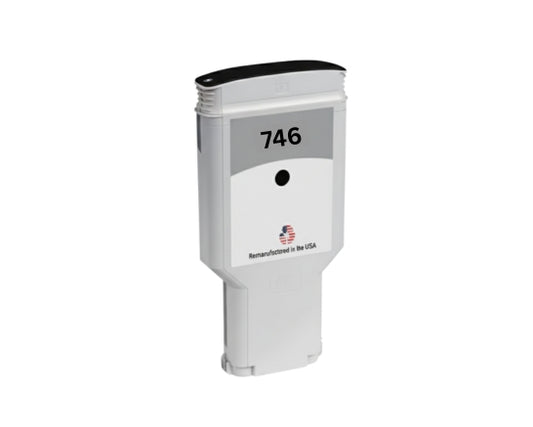 JIT Brand for HP 746 Standard Yield Matte Black Remanufactured in the USA Ink Cartridge, P2V83A