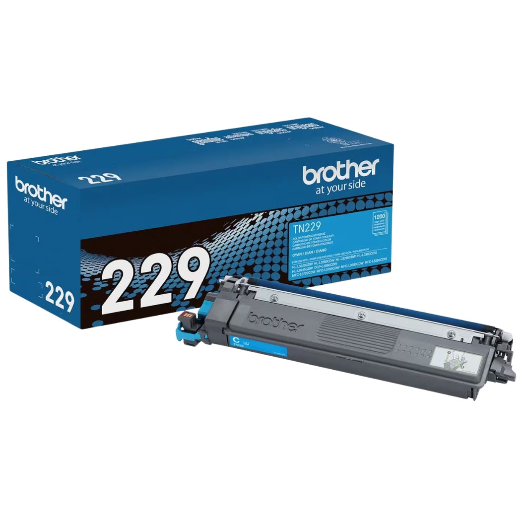 Original Brother TN-229 Standard Yield Cyan Toner Cartridge
