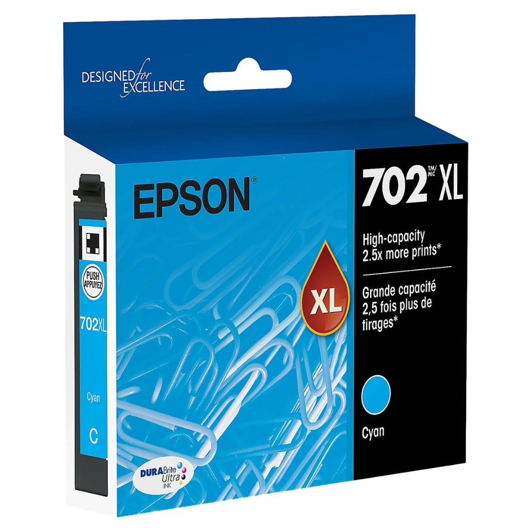 Epson T702XL Cyan High Yield (T702XL220-S) Ink Cartridge