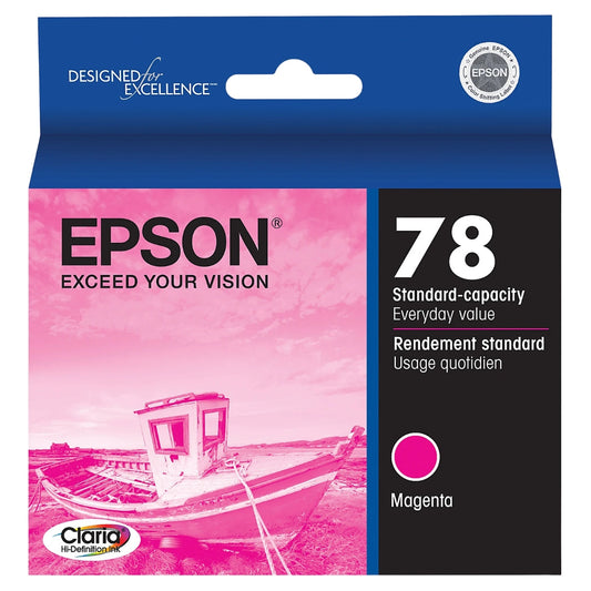 New Genuine Epson 78 (T078320) Magenta Ink Cartridge
