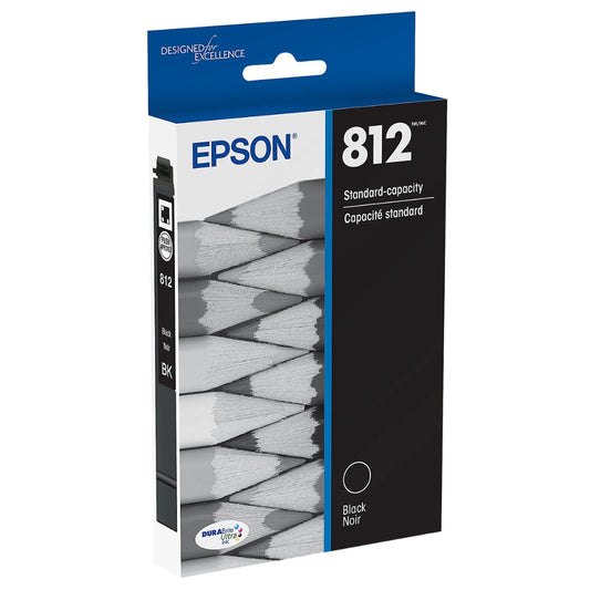 Epson 812 Black Standard Yield Ink Cartridge (T812120-S)