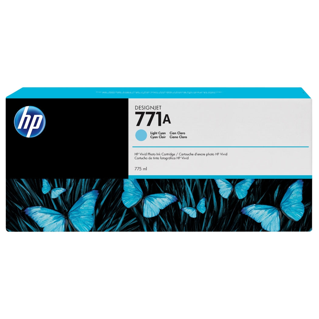 HP 771A 775-ml (B6Y20A) Light Cyan Standard Yield Ink Cartridge
