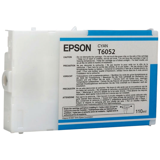Epson T6052 Cyan Ink Cartridge, T605200