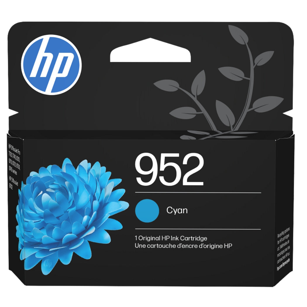 New Genuine HP 952 (L0S49AN) Cyan Ink Cartridge