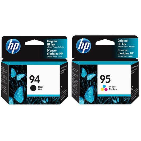 HP 94 Black & HP 95 Tri-Color Ink Cartridge