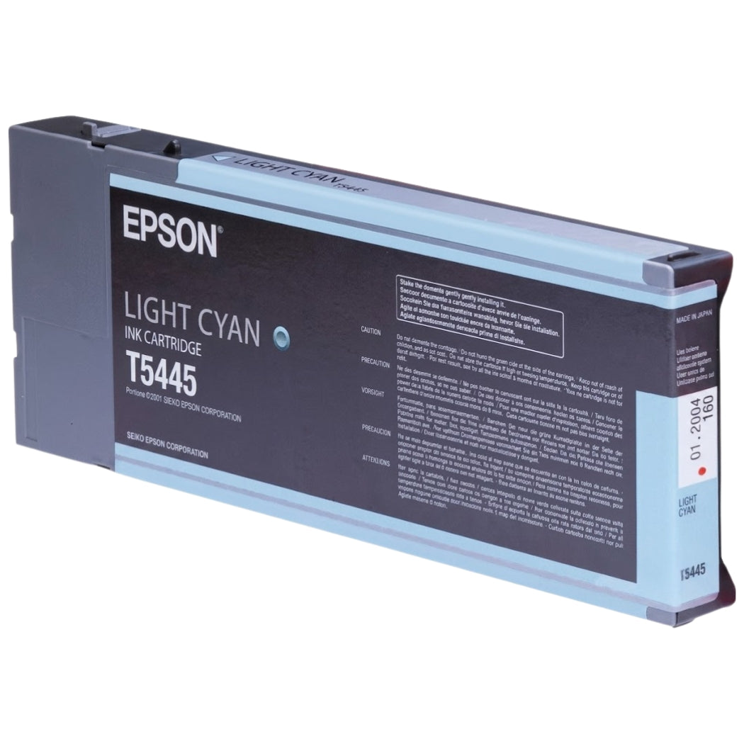 Epson T5445 High-Yield Light Cyan 220ml Ink Cartridge, T544500