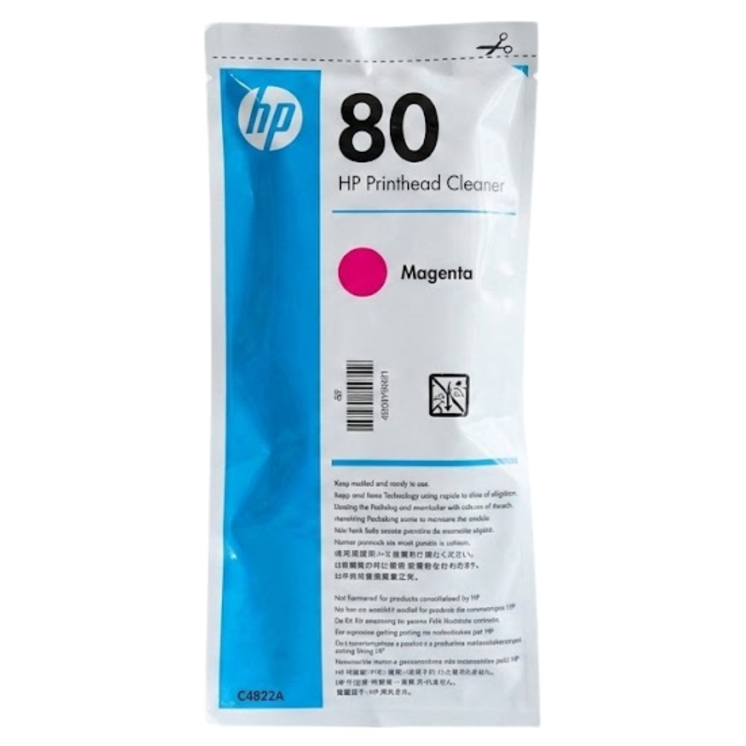 Genuine HP 80 Magenta Printhead Cleaner Only, C4822A