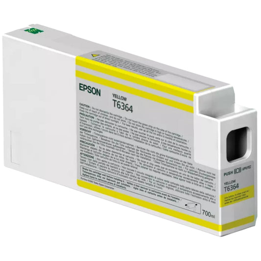 Epson T6364 Yellow Ink Cartridge, T636400