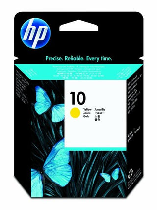 Original HP 10 Standard-Yield Yellow Ink Cartridge, C4842A