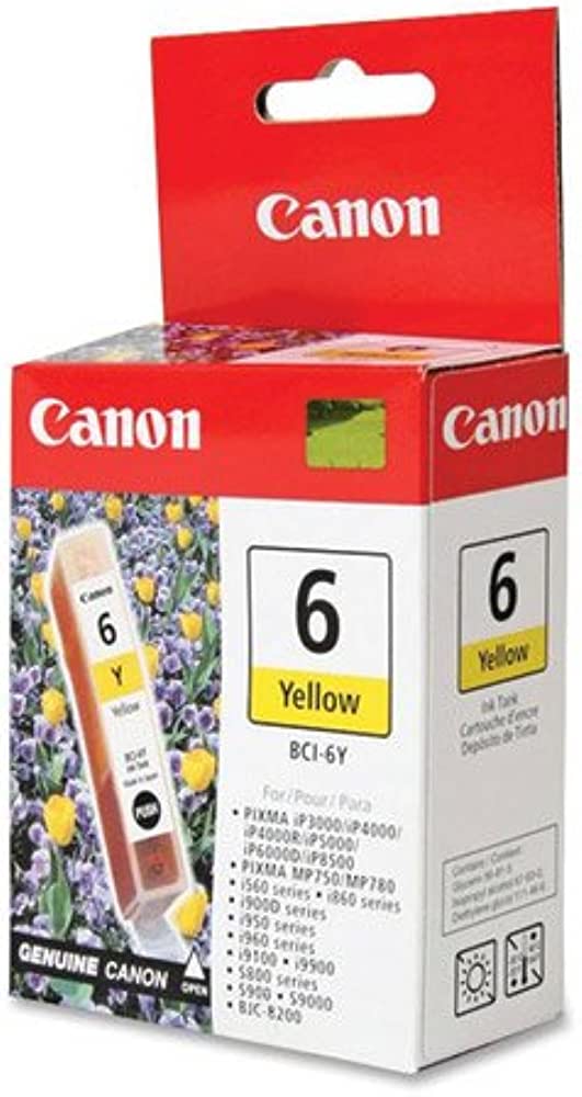 Original Canon BCI-6 Standard Yield Yellow Ink Cartridge