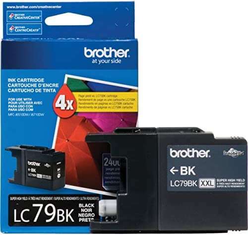 Original Brother LC79 Extra High Yield Black Ink Cartridge, LC79BK