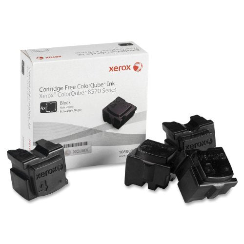 Original Xerox ColorQube 8570 / 8580 High Yield Black Solid Ink Pack (4 Sticks) (108R00930)