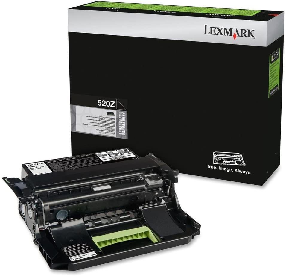 Original Lexmark 520Z Standard Yield Black Imaging Drum, 52D0Z00