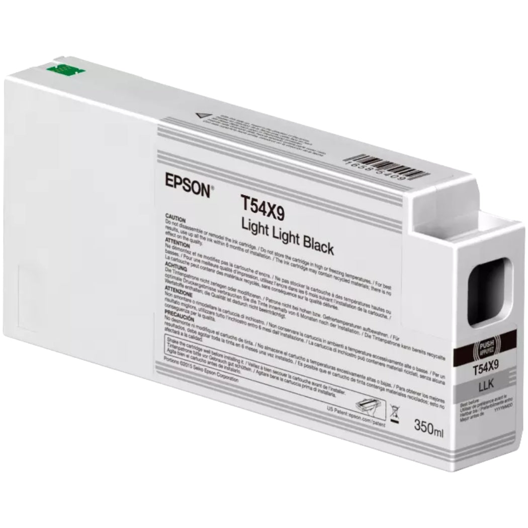 Original Epson T54X9 Standard Yield Light Light Black Ink Cartridge, T54X900 / C13T54X900