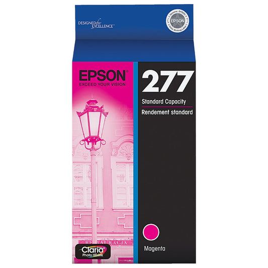 Epson 277 Standard-Yield Magenta Inkjet Cartridge, T277320-S