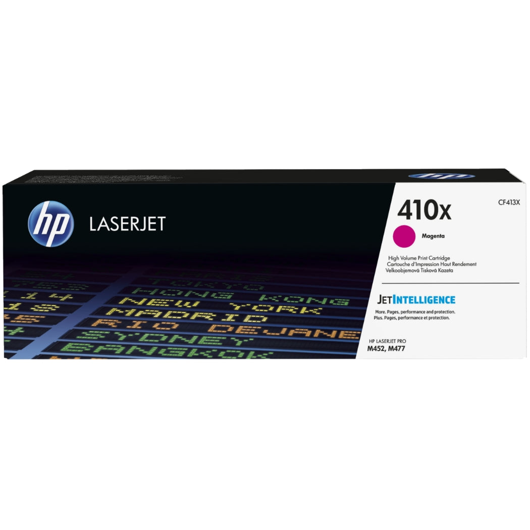 HP 410X High-Yield Magenta Laser Toner Cartridge, CF413X
