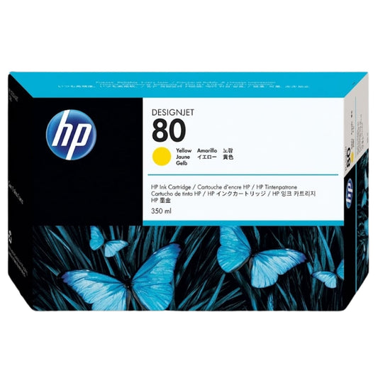 Original HP 80 (C4848A) Yellow Ink Cartridge