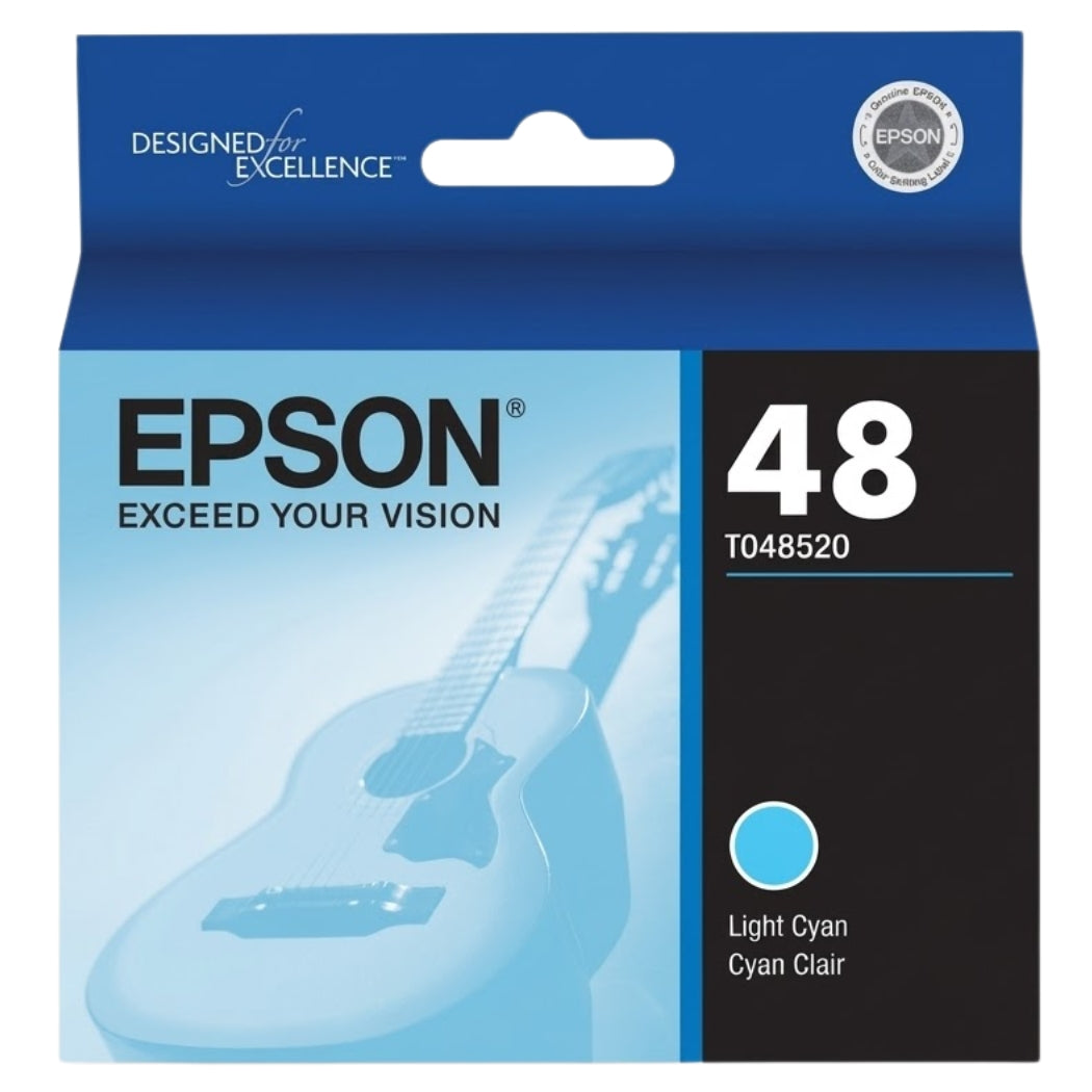 Original Epson (T048) Light Cyan Ink Cartridge, T048520