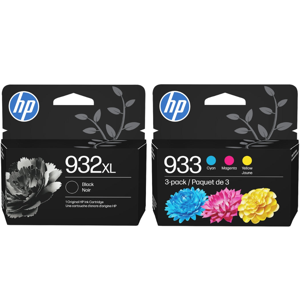 HP 932XL Black & 933 Color Ink Cartridge