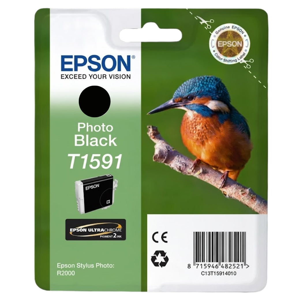 Epson T1591 Photo Black Ink Cartridge