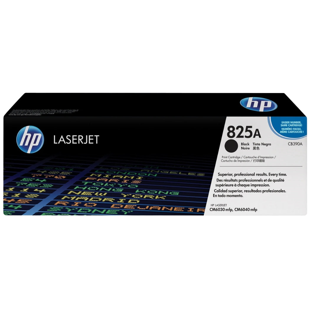 Original HP 825A Standard Yield Black Toner Cartridge, CB390A