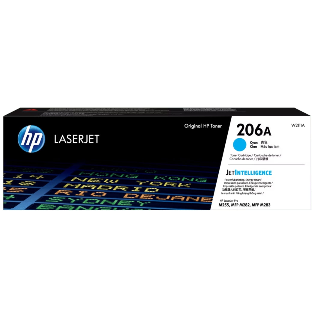 HP 206A (W2111A) Cyan Original LaserJet Toner Cartridge