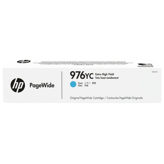 Original HP 976YC Extra High-Yield Cyan Ink Cartridge, L0S29YC