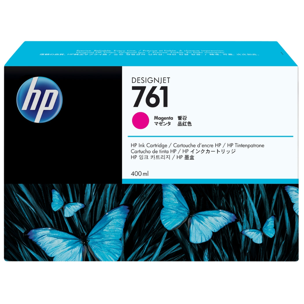 HP 761 400mL (CM993A) Magenta Ink Cartridge