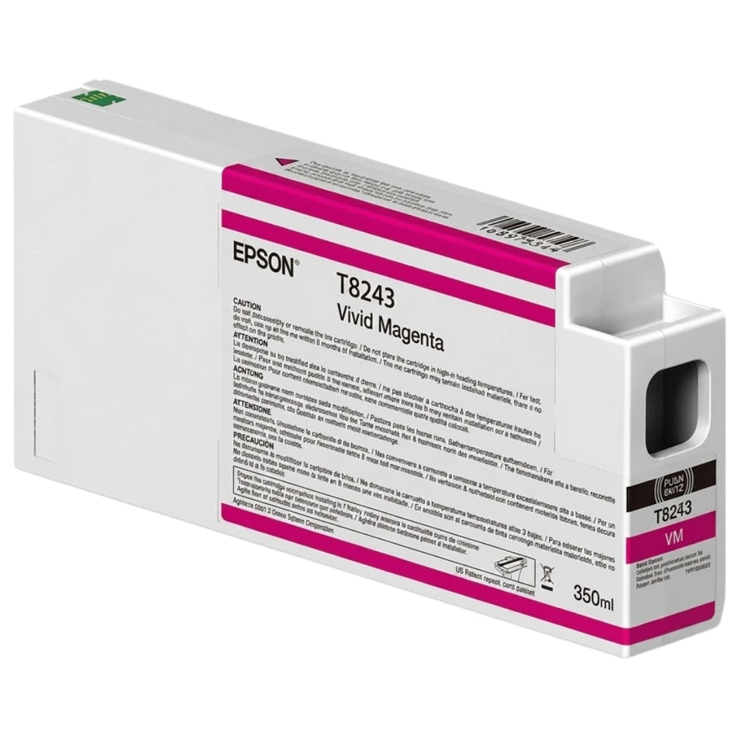 Genuine Epson 824 Magenta Ink Cartridge, T824300