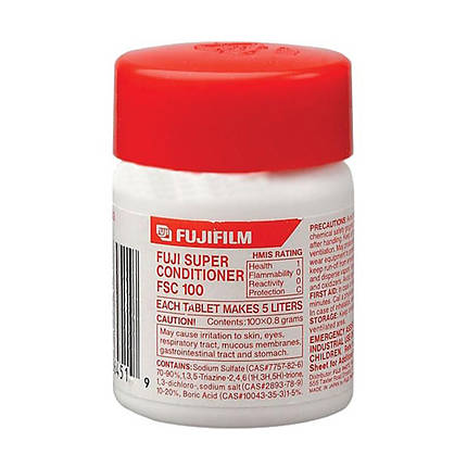 Genuine FujiFilm FSC100 Super Conditioner Tablets Bottle, 600013311