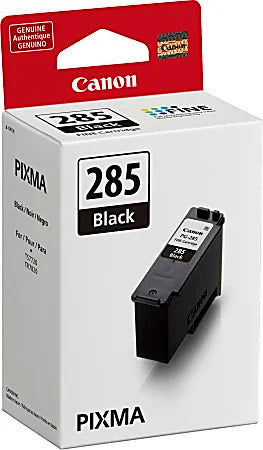 Original Canon PG-285 Standard Yield Black Ink Cartridge, 6197C001