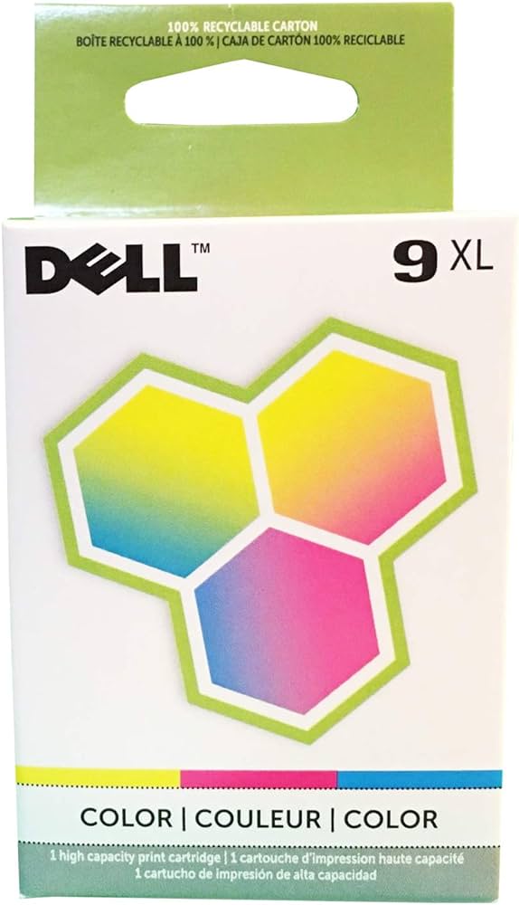 Original Dell Series 9XL MK993 High Yield Color Ink Cartridge